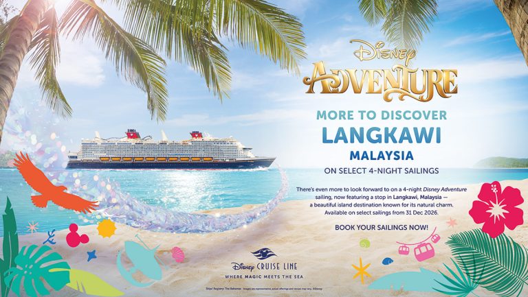 Disney Adventure : 5D4N Cruise from Singapore (Langkawi)